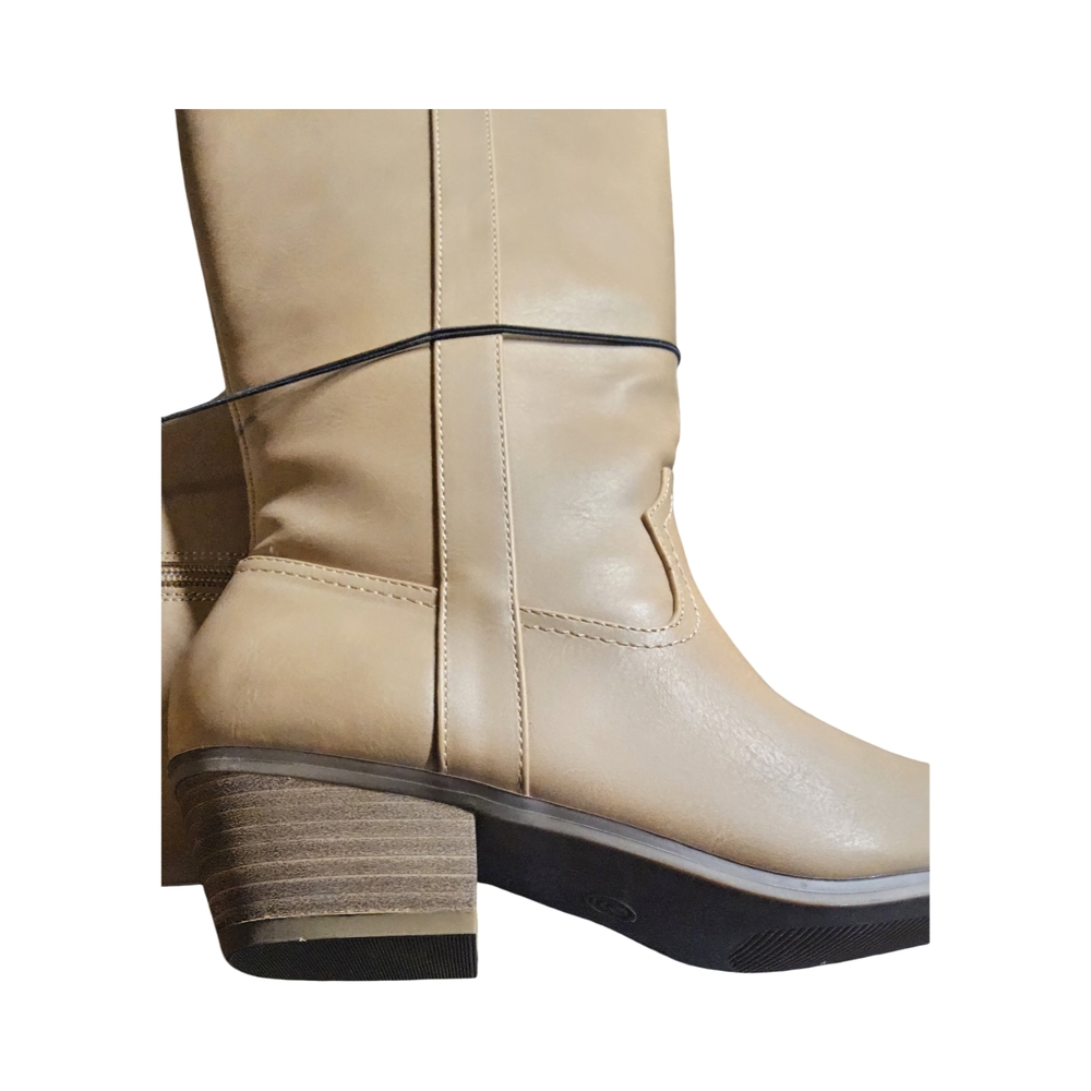 Universal Thread Heeled Boots Size 9 light brown - Picture 6 of 9